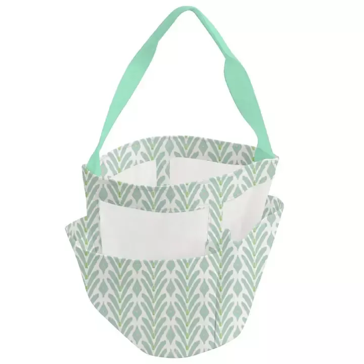Laura Park Designs - Shower Caddy, Petite Frond Mint