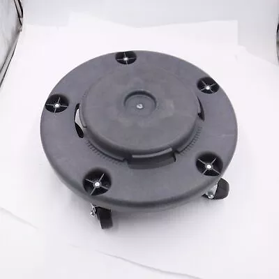 Lavex Janitorial Gray Trash Can Dolly 274TCDOLLY With 5 Casters