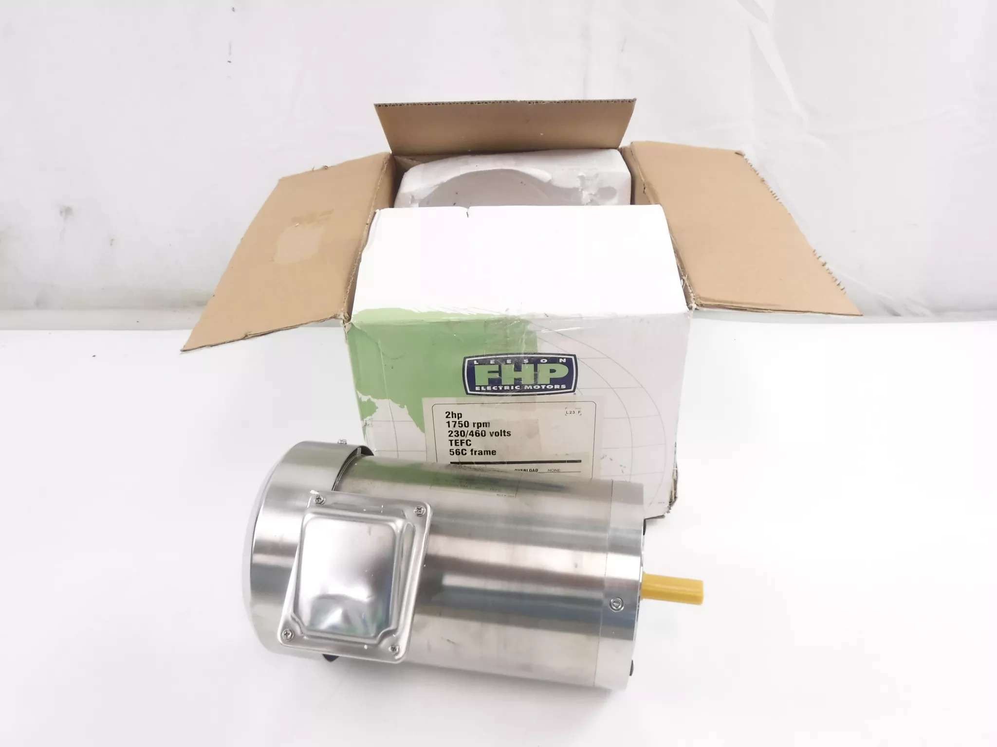 Leeson 2HP 1740RPM 3PH Stainless SteelWashdown Motor 191569.00 C6T17WC47A