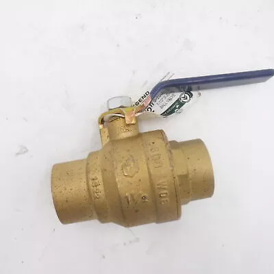 Legend 1-1/2″ S-2000NL Sweat No Lead Forged Brass Full Port Ball Valve 600 WOG