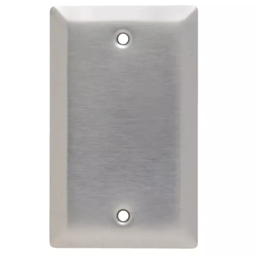 Legrand Pass & Seymour 1-Gang Blank Stainless Steel Wall Plate