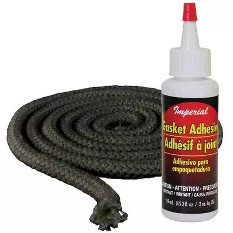 Leisure Line Wood Stove Door Gasket Kit 7ft (3/4in) with Adhesive