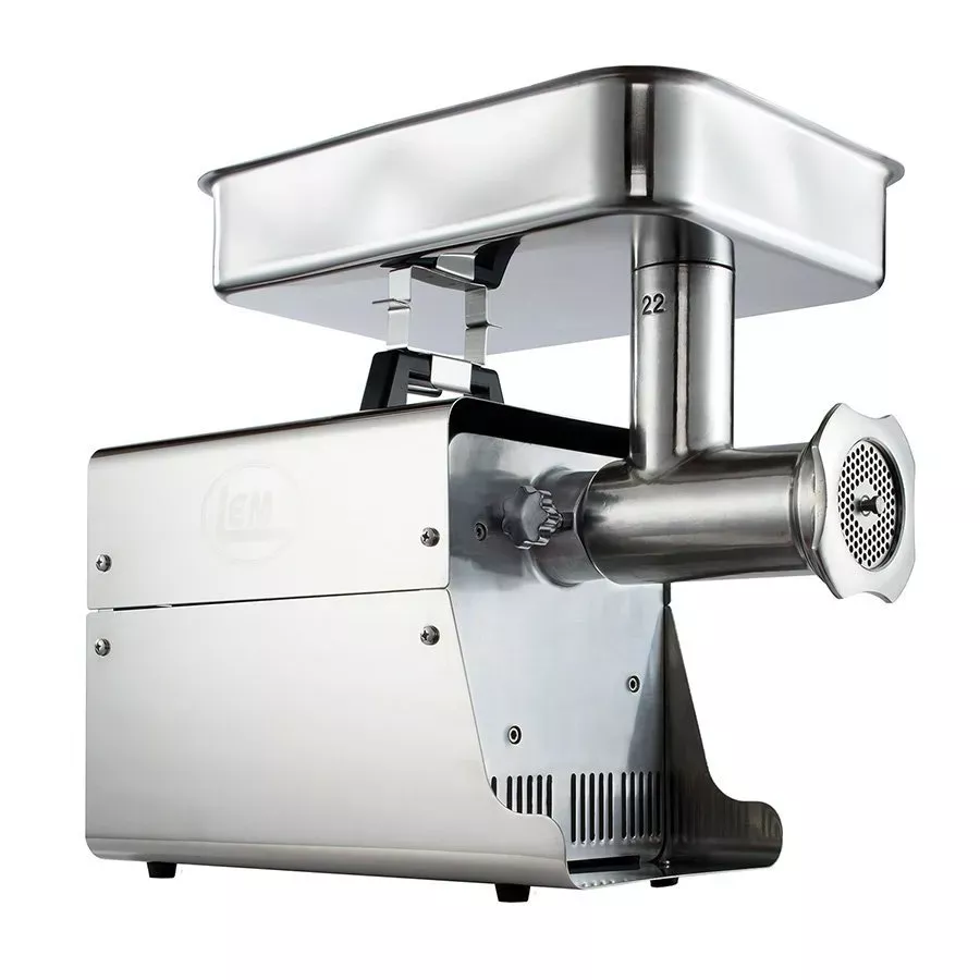 LEM #22 Stainless Steel Big Bite Grinder 1 HP