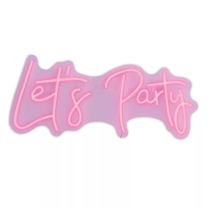 Let's Party Neon Wall Sign, 20"