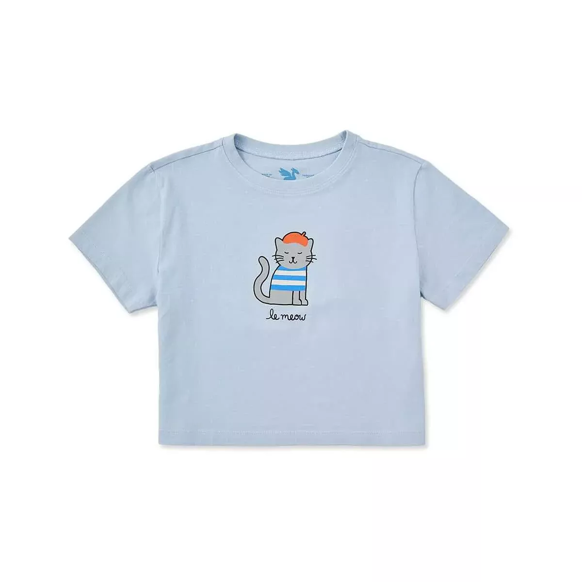 Life is Good Kids Le Meow Short Sleeve Crusher Boxy T-Shirt