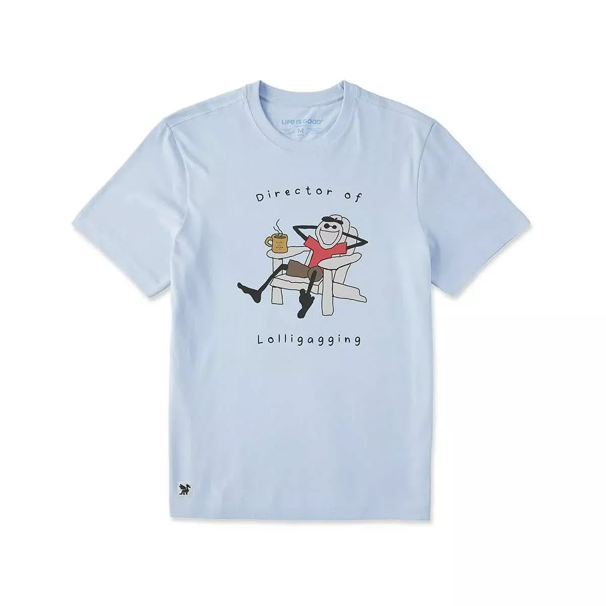 Life is Good Men's Director of Lollygagging Short Sleeve Crusher-Lite T-Shirt