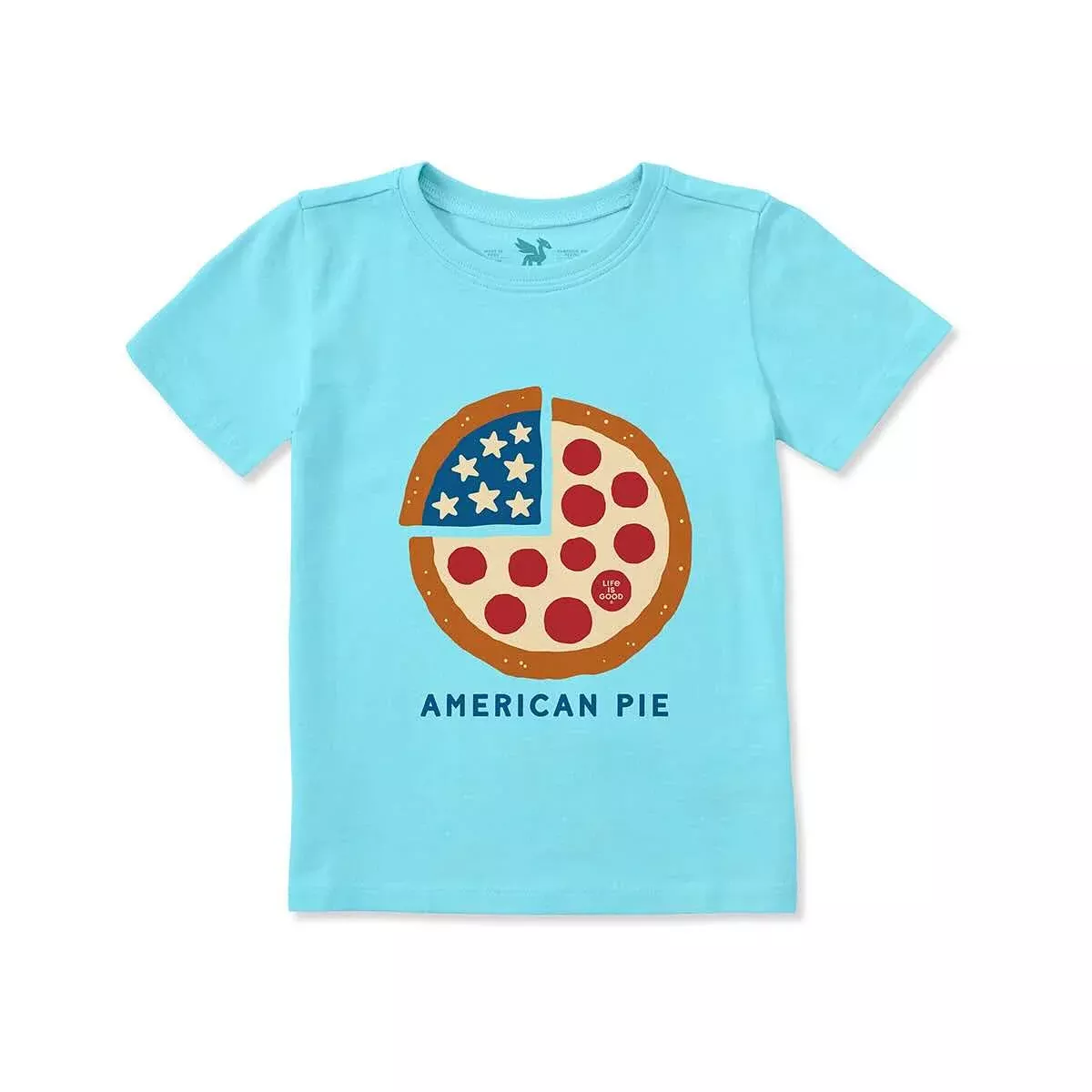 Life is Good Toddler American Pie Short Sleeve Crusher T-Shirt