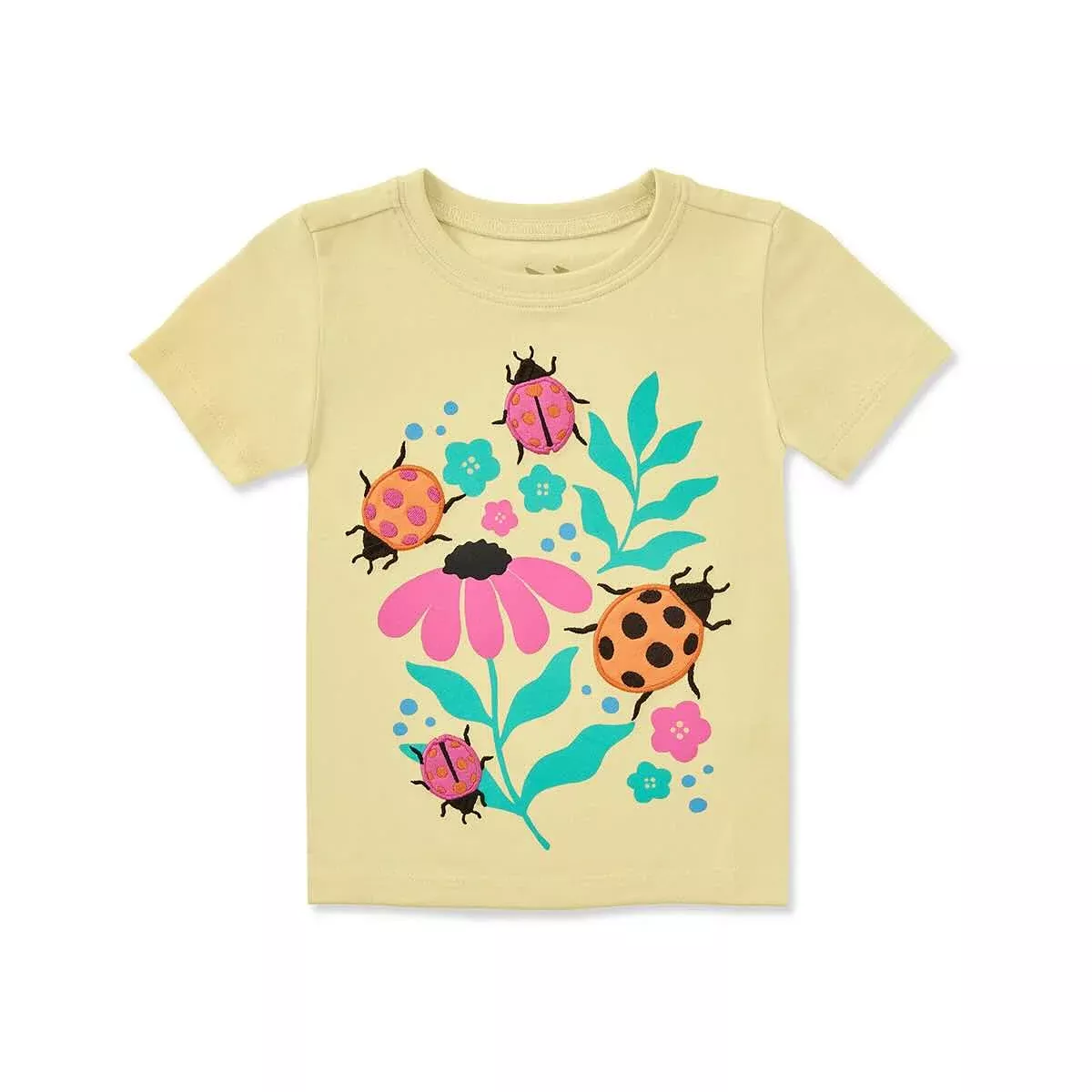 Life is Good Toddler Ladybug Garden Short Sleeve Crusher T-Shirt