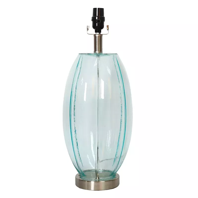 Light Teal Table Lamp, 19"