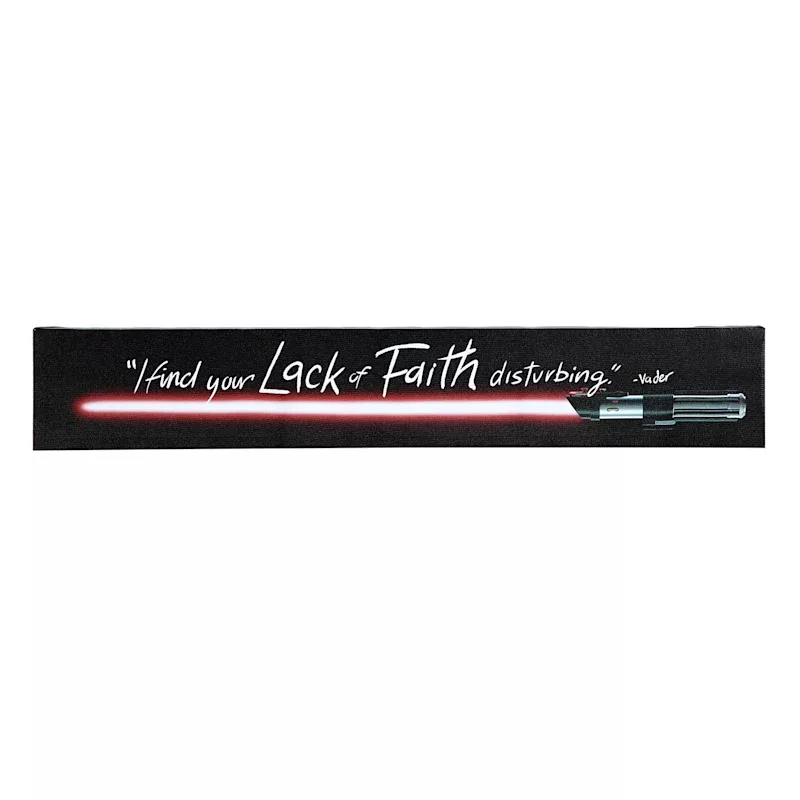 Lightsaber Canvas Wall Art, 6x36