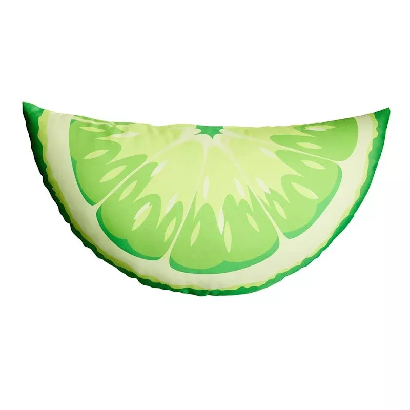 Lime Slice Outdoor Throw Pillow, 14x26