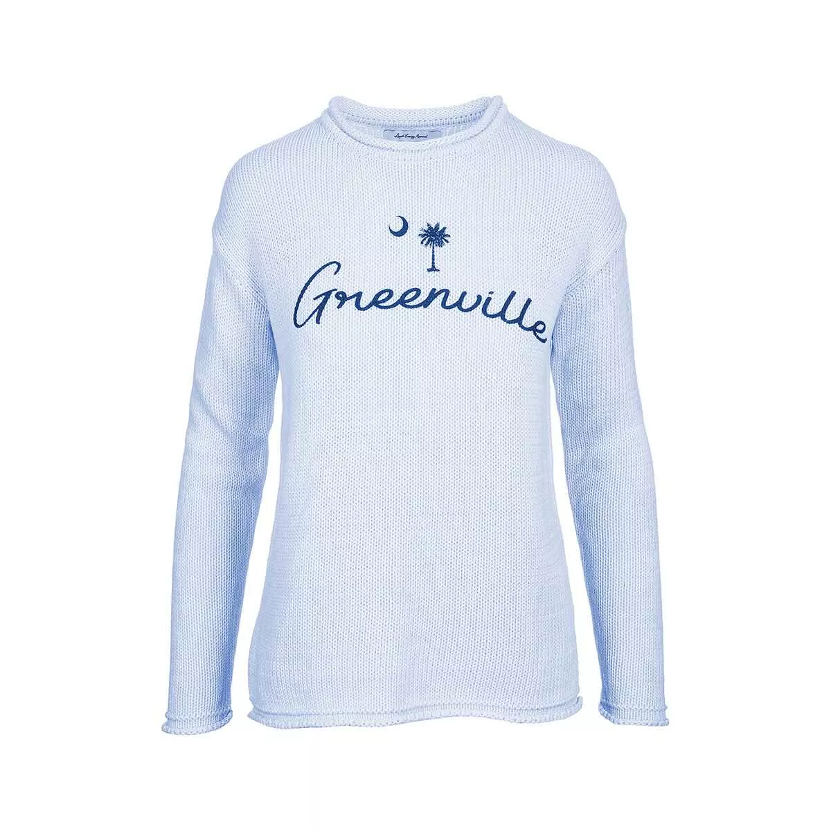 Liquid Energy Apparel Women's Greenville Palm Moon Long Sleeve Sweater