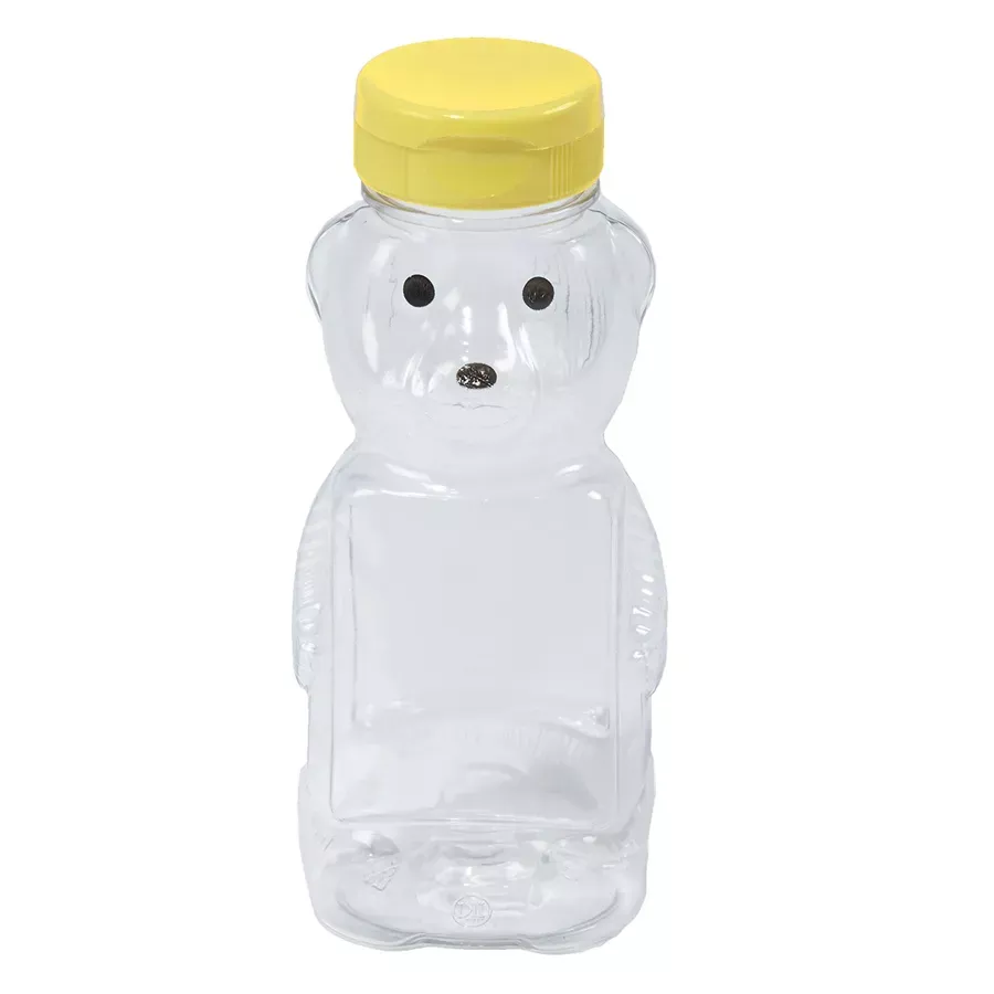 Little Giant Plastic Bear Bottle - 12 oz - 12 pk