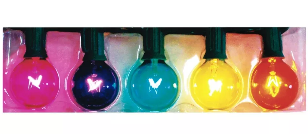 Living Accents 642GV211 Multicolored Globe Light Set, 19'