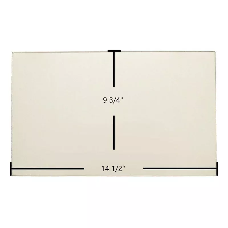 Lopi Heritage Bay / Pioneer Bay Ceramic Glass Panel 14 1/2″ x 9 3/4″ (Part #930-05080-1)