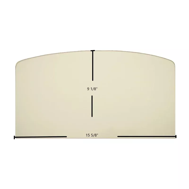 Lopi LX / FL / S / SX / 400 PS / 380 / 440 / 520 / X (Small) Ceramic Glass Panel 15 5/8″ x 9 1/8″ (Part #994-00100)
