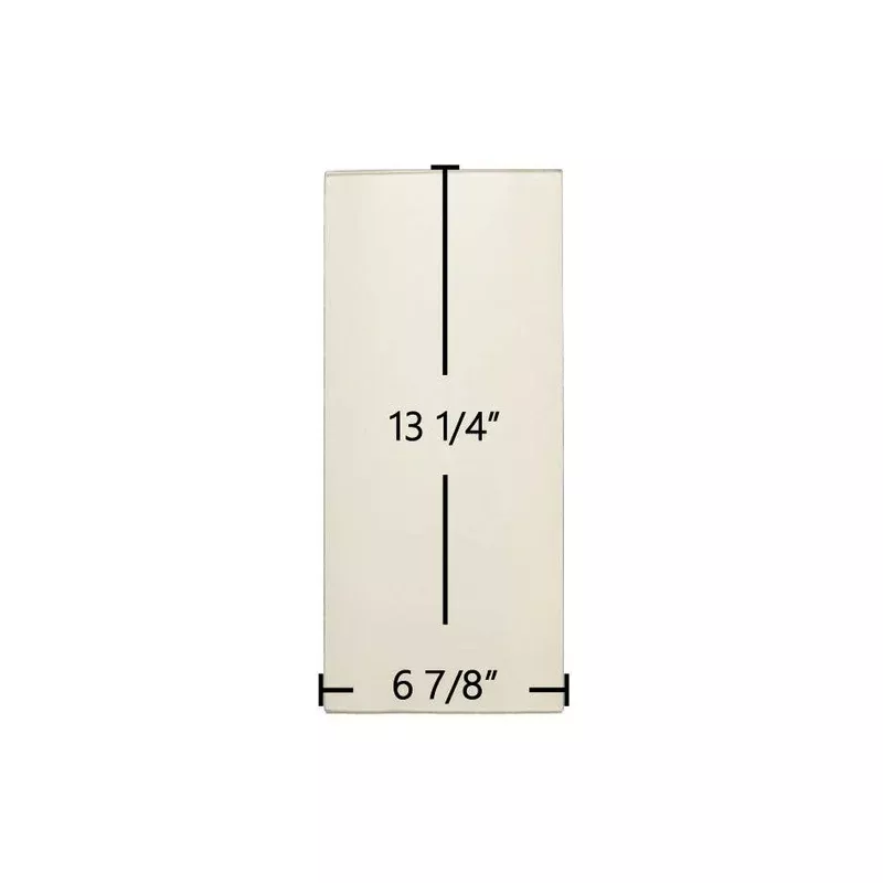 Lopi Yankee Bay Side Ceramic Glass Panel 6 7/8″ x 13 1/4″ (Part #91002005)