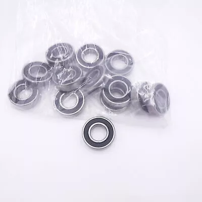 Lot of 13 RS Steel Rubber Seal Ball Bearings 6205RS 25x52x15