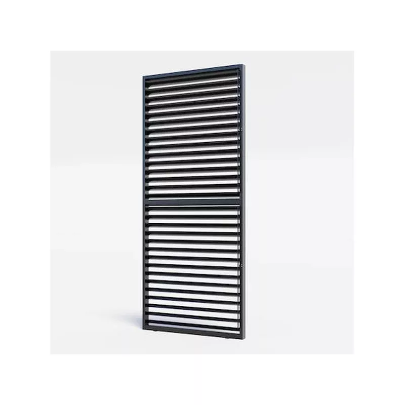 Louvre Roof System Wall Shutters 0.9m Charcoal