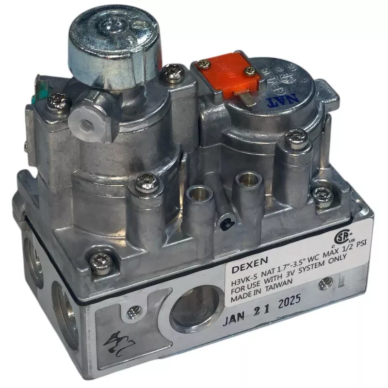 LP Gas Valve Dexen 750-501 | Variable IPI | 30% Turndown | OEM Replacement for Heat-n-Glo Heatilator Quadra-Fire