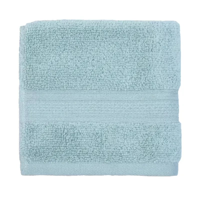 Luxury Sea Green Washcloth, 13"