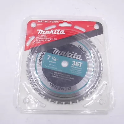 Makita A-93815 7-1/4″ 36T Mild Steel Cutting Cermet-Tipped Saw Blade
