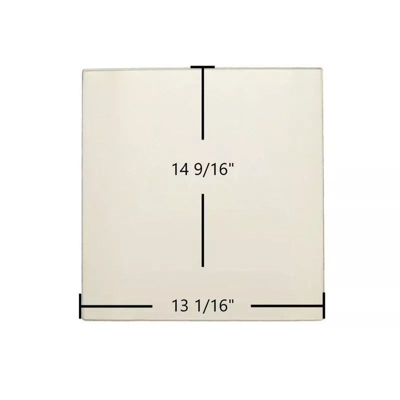 Malm Imperial Carousel Door Glass (Ceramic) 13-1/16″ x 14-9/16″ x 3/16″ | Post-1994 Replacement Panel | CG-1314