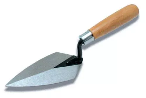 Marshalltown 925-3 Pointing Trowel 7"x3", Wooden Handle