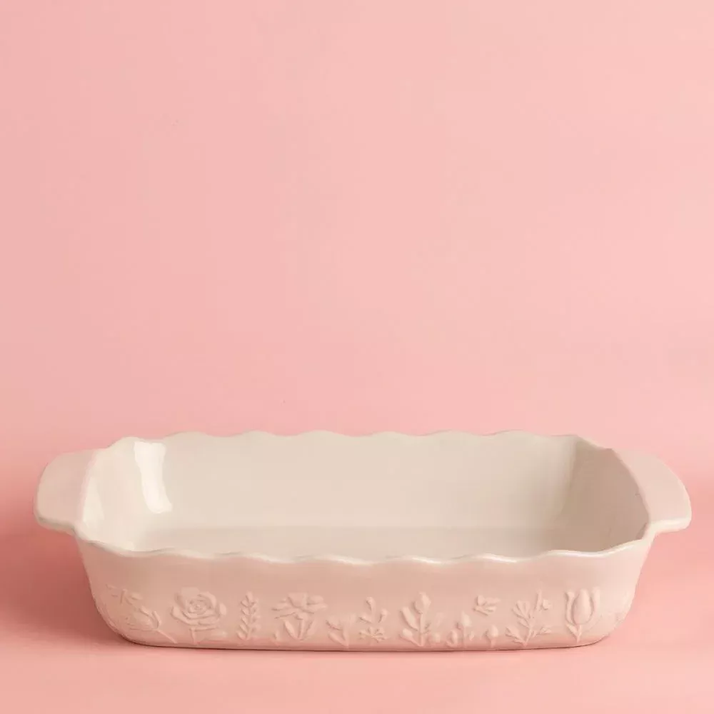 Mason Cash - In the Meadow Cream Rectangle Baker, Large