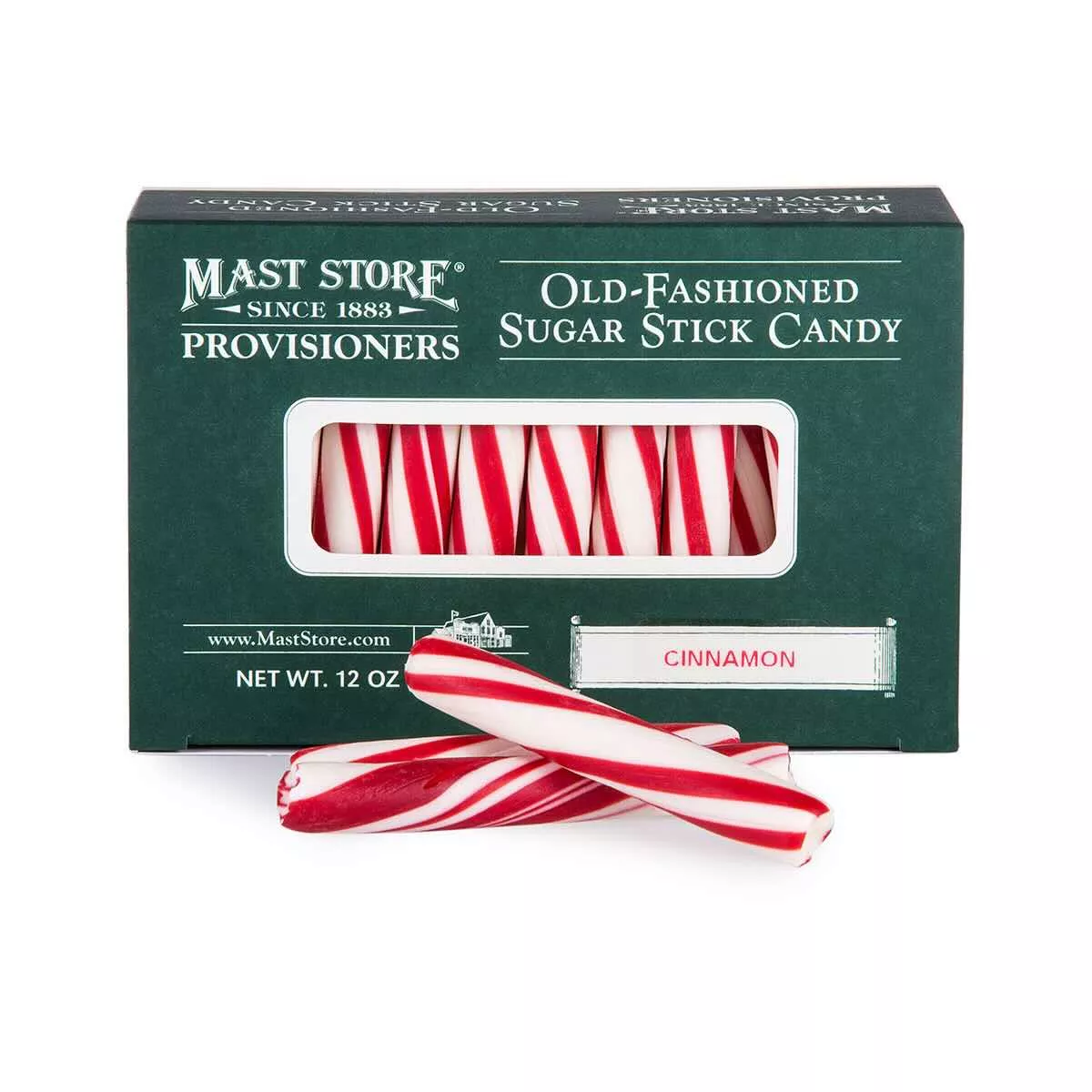 Mast Store Provisioners Cinnamon Old-Fashioned Sugar Stick Candy