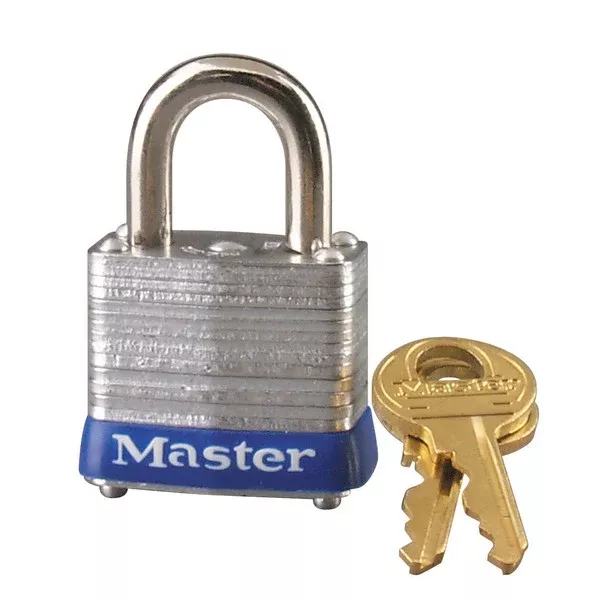 Master Lock 7KA#P506 Laminated Padlock, 1-1/8"