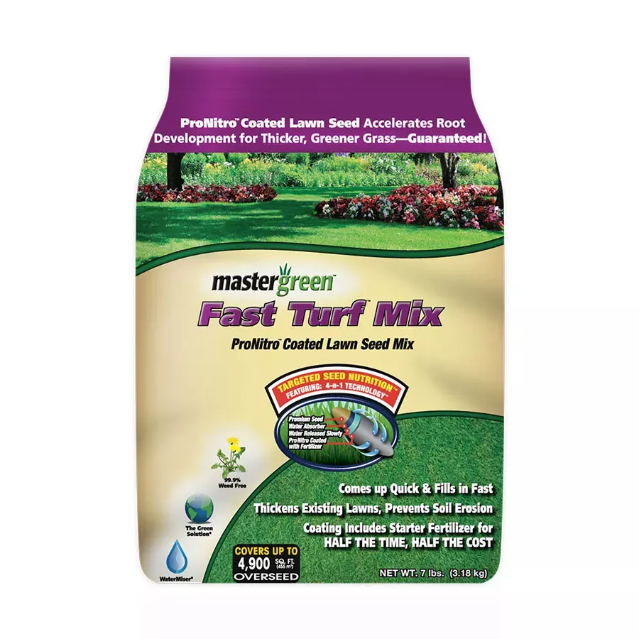Mastergreen Fast Turf Grass Seed - 7 lb