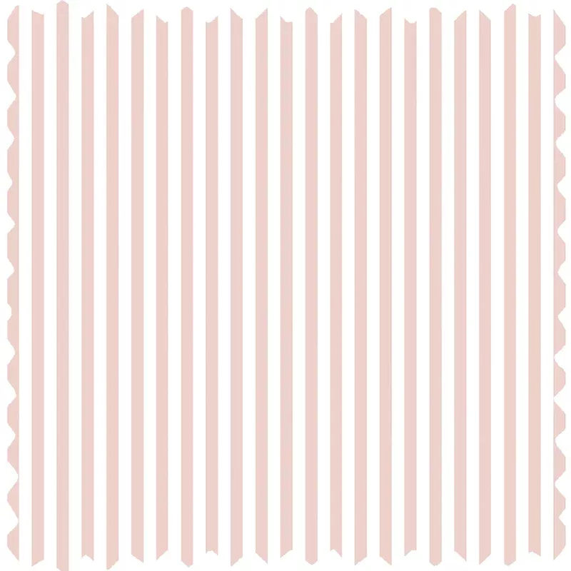 Matchstick Stripe Blush Pink Linen Fabric