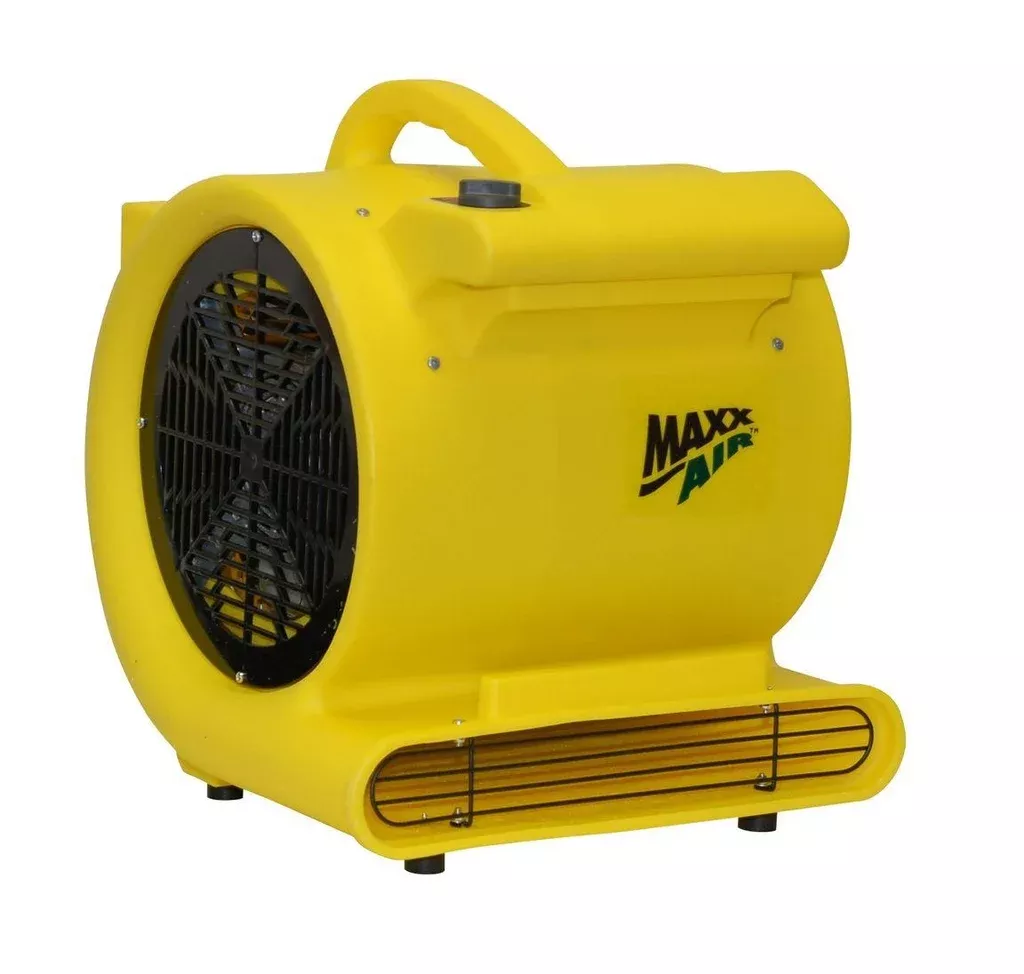 MaxxAir HVCF 4000 High Velocity Carpet Blower/Dryer, 1 HP, Yellow