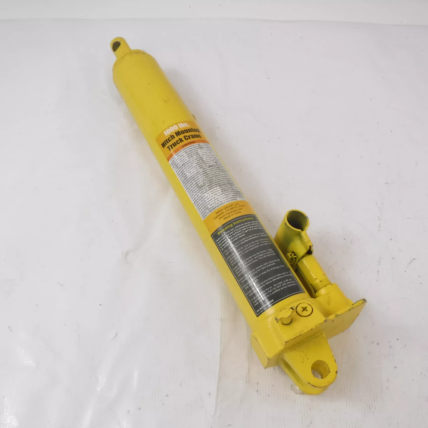 Maxxhaul 1000Lbs Capacity YellowHitch Mounted Truck Crane 70238 SEE DES
