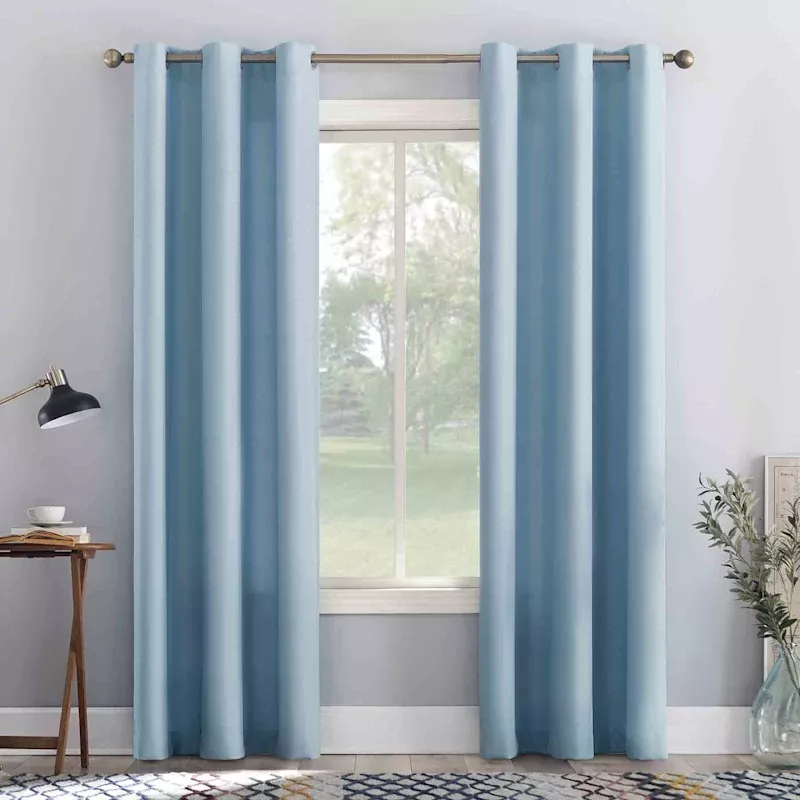 Mayfield Blue Light Filtering Grommet Curtain Panel, 84"