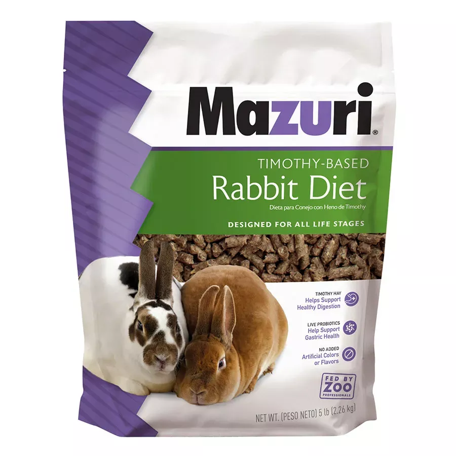 Mazuri Timothy-Based Rabbit Feed - 5 lb