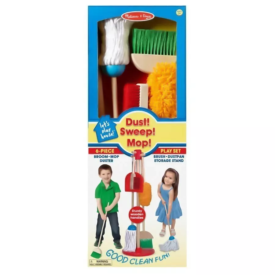 Melissa & Doug Let's Play House Dust Sweep Mop