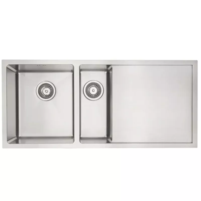 Mercer DV402-R Salisbury 1 & 1/4 Double Bowl & Drainer – Right Hand