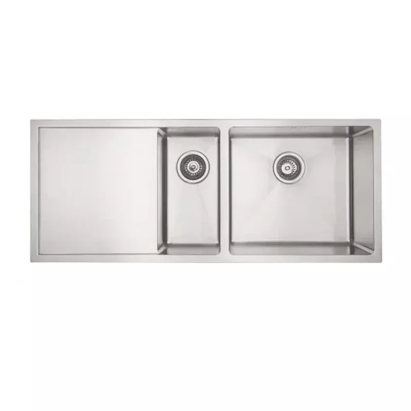 Mercer DV403-L Sheffield 1 & 1/4 Double Bowl & Drainer – Left Hand