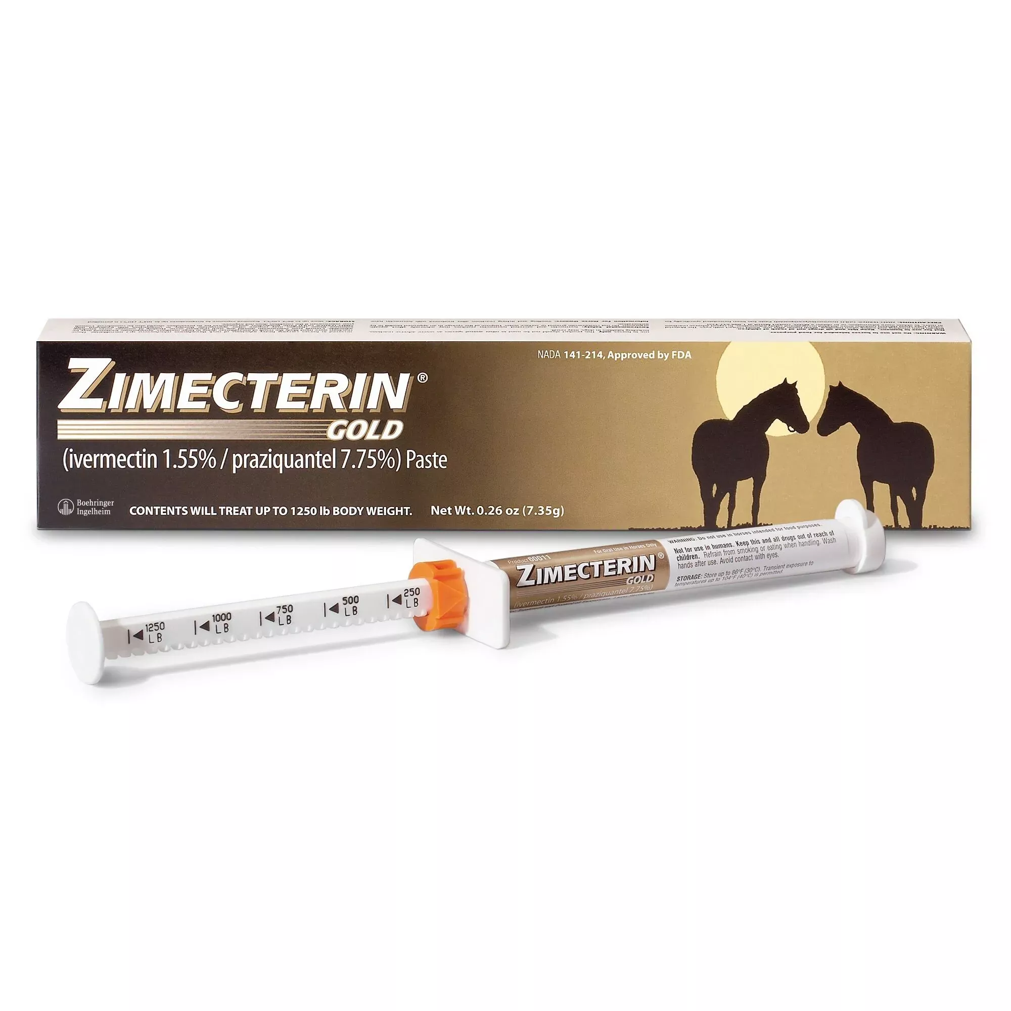 Merial Zimecterin Gold Paste Horse Wormer