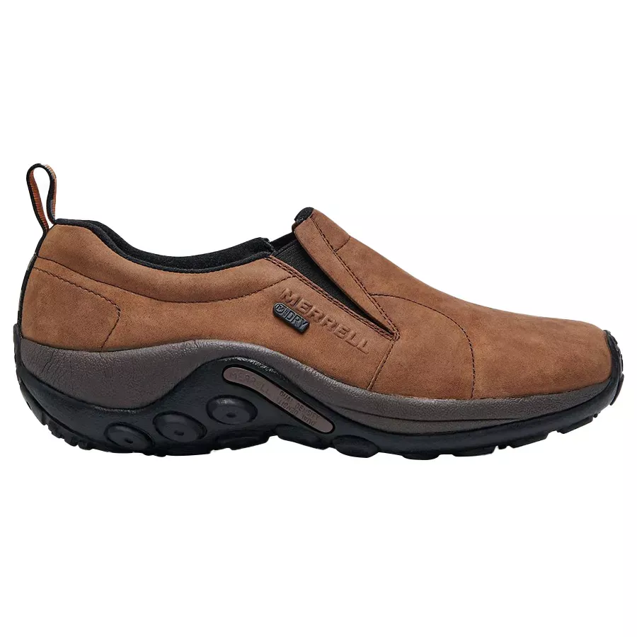 Merrell Men's Jungle Moc Nubuck Waterproof Shoes - Brown
