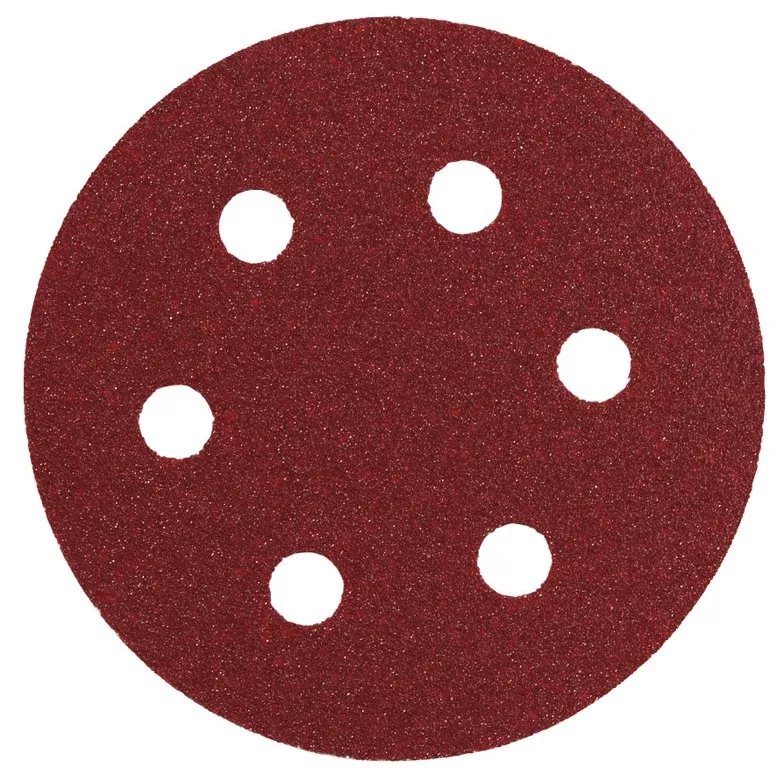 Metabo 624042000 Hook And Loop Sanding Discs, 6", 60 Grit, 25 Piece