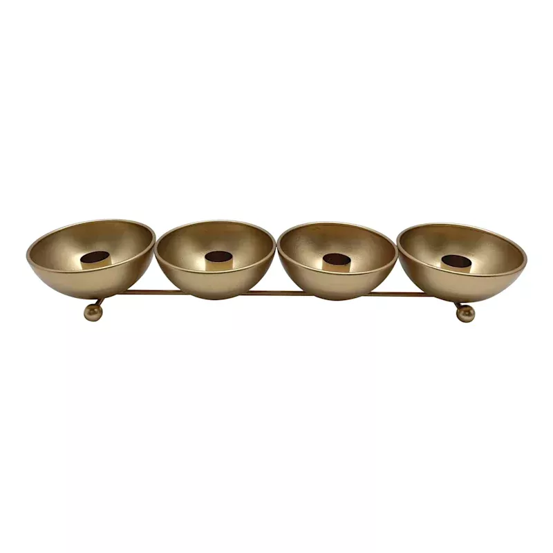Metal Taper Candle Holder Centerpiece, 22"