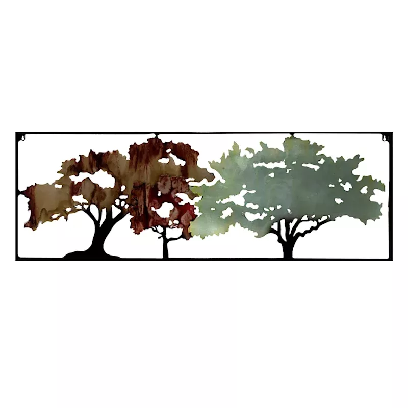 Metal Trees Wall Art, 20x58