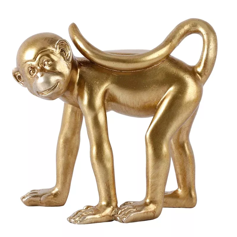 Metallic Monkey Decor, 4"