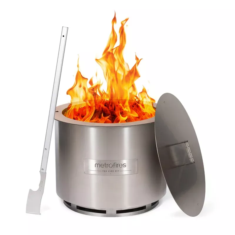 Metro 720 Fire Pit Stainless Steel