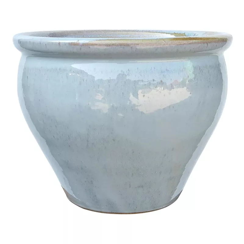 Mews Grey Ceramic Outdoor Planter, Extra Large