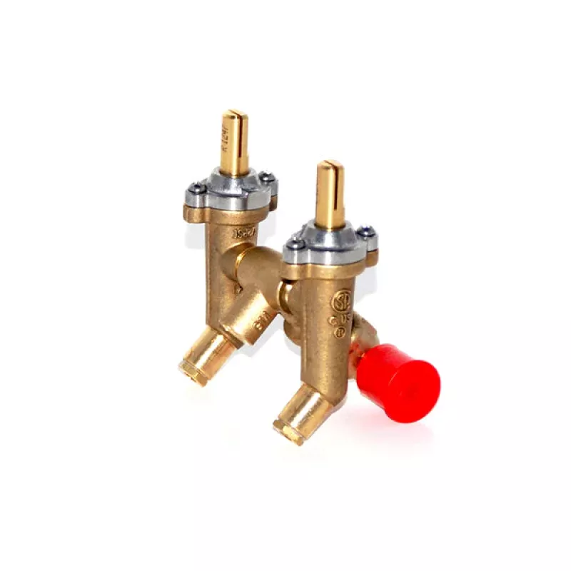 MHP WNK / TKJ Gas Grill Natural Gas replacement Dual Brass Gas Valve Assembly GGVLV32