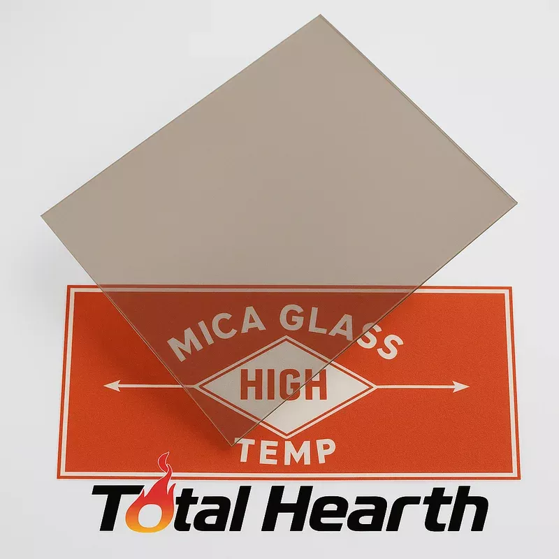 Mica Glass 4″ x 6″ | Thin Clear Panel for Antique Wood & Coal Stove Windows